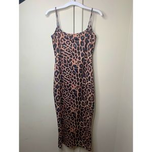 Cheetah Body Con Dress